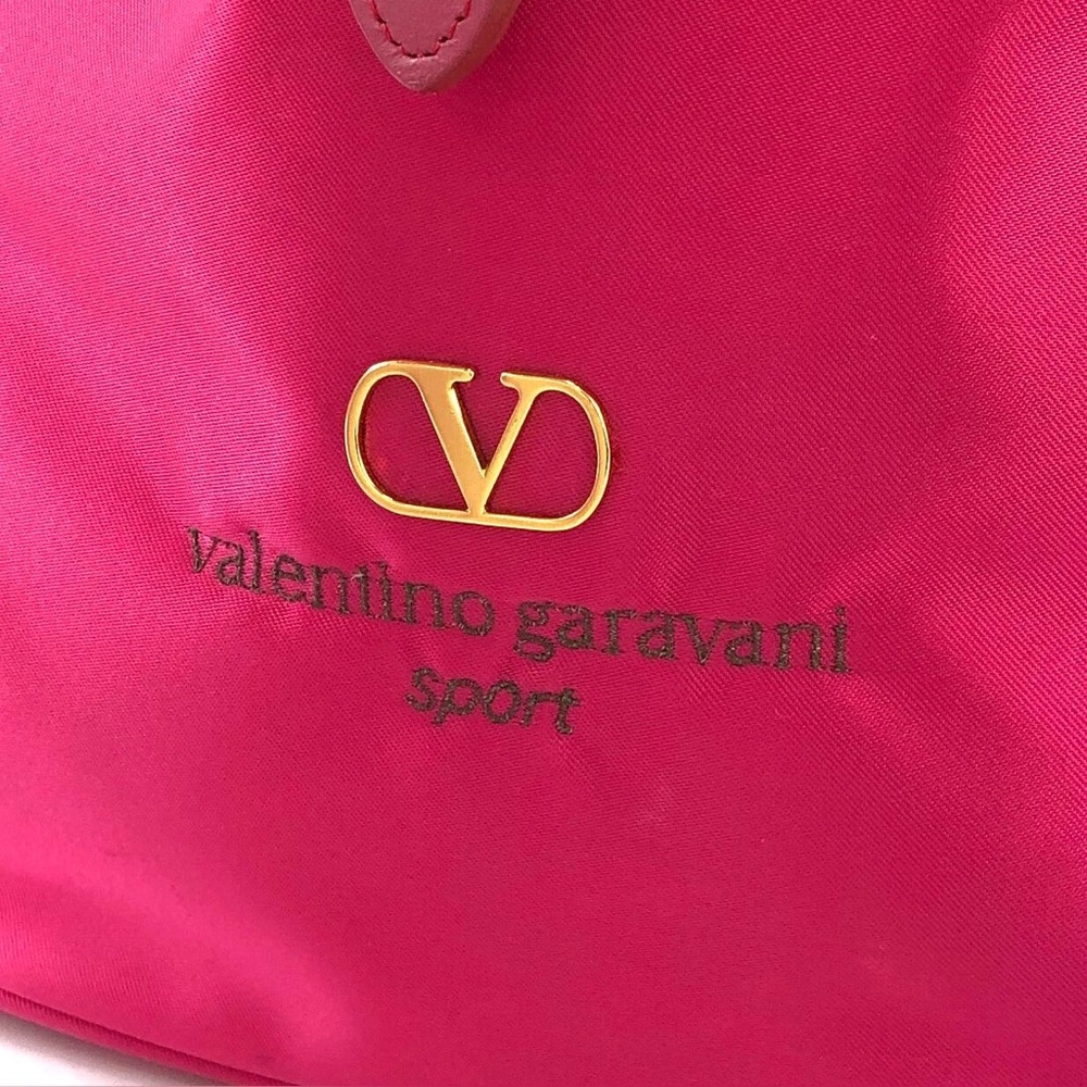 VALENTINO GARAVANI Nylon Backpack Pink Vintage - Picture 4 of 13